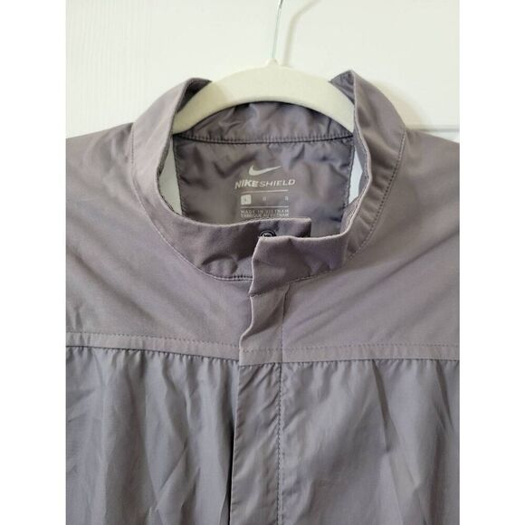 Nike Shield Grey Full-Zip Golf Jacket Men's Sz L - Picture 2 of 9
